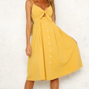 Yellow Hello Molly Dress